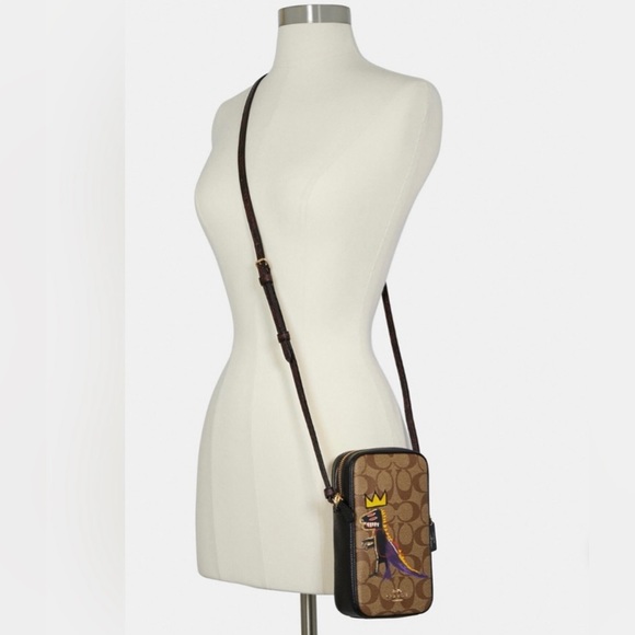 Coach Bags Coach X Jean Michel Basquiat North South Zip Crossbody